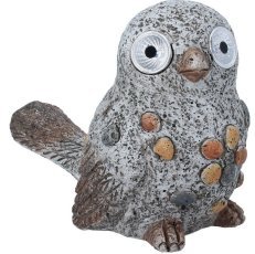 Vrtna figurica – Ptič z svetlečimi očmi LED - GOT7881