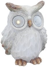 Vrtna figurica – Sova z svetečimi očmi LED - GOT7973