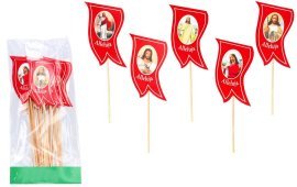 Božični okras OS-30 zastavica, komplet 20 kosov - BAS2204