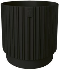 Cvetlični lonec Mika Cyli Petit 18 cm - črn - FOM0668