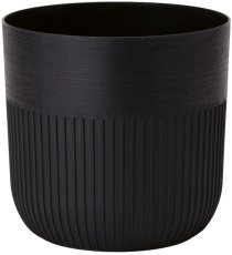 Cvetlični lonec Luca 19 cm - črn - FOM5786