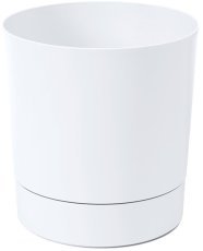 Cvetlični lonec z podstavkom Aura 22,5 cm - bel - LAM51250