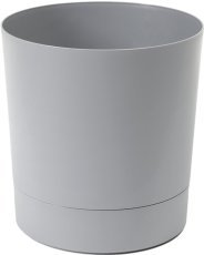 Cvetlični lonec z podstavkom Aura 22,5 cm - siv - LAM71252