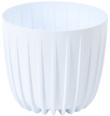 Cvetlični lonec Mira 18 cm – bel - LAM55166