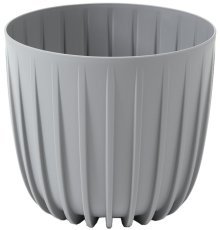 Cvetlični lonec Mira 18 cm – siv - LAM75168