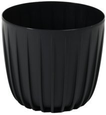 Cvetlični lonec Mira 18 cm – črn - LAM45167