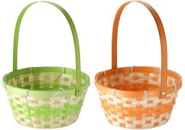 Velikonočna košarica z gibljivim ročajem 21,5 cm - SUN9267