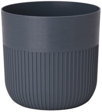 Cvetlični lonec Luca 22 cm - antracit - FOM0308