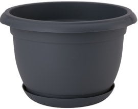 Cvetlični lonec Malta 24 cm - antracit&nbsp;- FOM0272