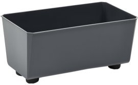 Pravokotni cvetlični lonec za sadike 28,5 cm - antracit - LAM23048