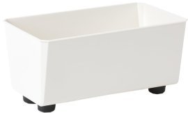 Pravokotni cvetlični lonec za sadike 28,5 cm - krem - LAM43049