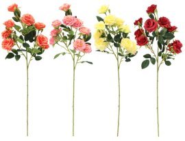 Umetna vejica – šopek 9 vrtnic, 65 cm - HID3970