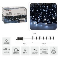 Chomik - LED lučke 200L hladno bele, 13 m - LED9485