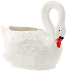 Plastični cvetlični lonec Labod - PTAPL6380