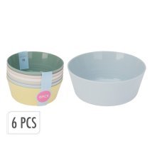 Komplet 6 skledic 300 ml PP*3197