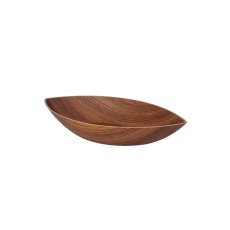 Plastična rjava skleda Gondola 19x35x6 cm - LIW10223