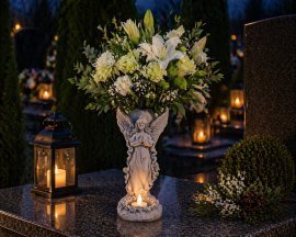 Figura Angel stoječi LED - DED3907