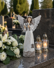 Figura Angel s srcem - DED1703