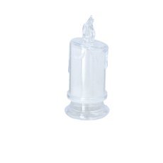 Sveča LED 6,3 x 14,5 cm polprosojna disp=12kos *1569