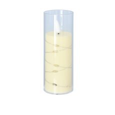 Sveča LED 5,3 x 14,5 cm mlečna disp=12szt *1606