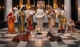 Komplet božičnih figur, 11 delov, 70 cm - RAI3360