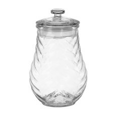 Steklen kozarec 1,5 l s steklenim pokrovom *3624