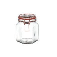 Kozarec 900 ml šestkotni z mehanskim zapiranjem *5260