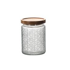 Kozarec 750 ml okrogel z lesnim pokrovom *5376