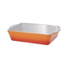 Ognjeodporna posoda 31x19 cm oranžna *88414