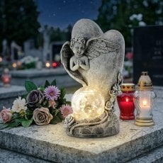 Figura angelsko srce LED - GOT2755