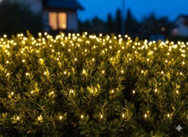 Zavesa mreža LED 320L toplo bela 3 x 2 m notranja/zunanja *1704