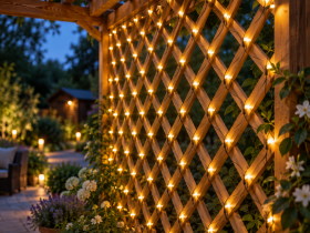 Chomik - Zavesa mreža LED 320L toplo bela 3x2 m - LED1704