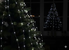 Led lučke žičke 200l hladno bela 10 snopov x 2 m notranja/zunanja *1797