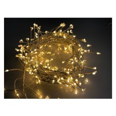 Lučke micro LED cluster 150L topla bela, dolžina 0,3 + 1,5 m na baterije *1803