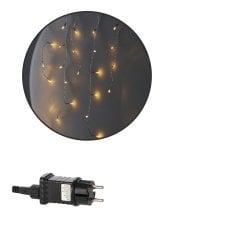 Chomik - Svetlobna zavesa ledene sveče 300 LED, toplo bela, 3+12 m - LED9829