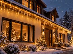 Chomik - Svetlobna zavesa Icicle 500 LED, toplo bela, 3+20 m - LED9867