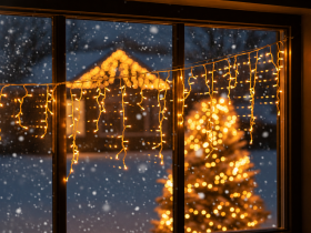 Chomik - Svetlobna zavesa Icicle 500 LED, toplo bela, 3+20 m - LED9867