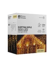 Chomik - Svetlobna zavesa Icicle 500 LED, toplo bela, 3+20 m - LED9867