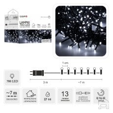 LED-lučke Cluster 700L, hladno bele, 3 + 7 m - LED8189