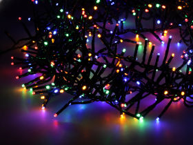Chomik - LED-lučke Cluster 1000L, večbarvne, 3+10 m - LED8226