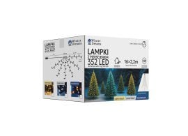 Chomik - LED lučke z obročem, 2,2 m, 352 lučk, toplo bela svetloba - LED8073