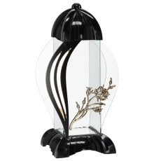 Lampion M vrtnica, črn, 39 cm * 4123