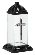 Kvadratna viseča svetilka - črna, 32 cm - ZOZ4154