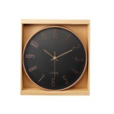 Stenska ura 30,5 cm, črna*7486