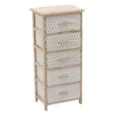 Predalnik s 5 predali iz blaga 40 x 29 x 90 cm *0775