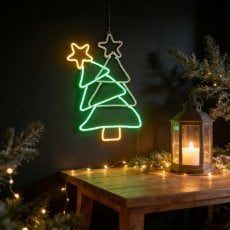 Chomik - Božična dekoracija – Neonska LED-jelka - LUS8568