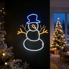 Chomik - Božična dekoracija – Snežak z neonsko LED-osvetlitvijo - LUS8582