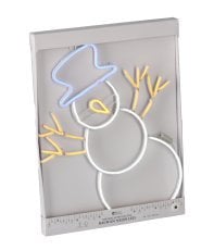 Chomik - Božična dekoracija – Snežak z neonsko LED-osvetlitvijo - LUS8582