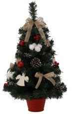 Božično drevo 60 cm z okraski - ANT9336