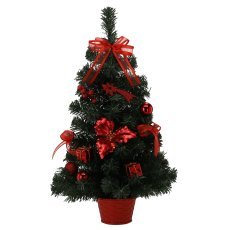 Rdeče božično drevesce 60 cm *0270